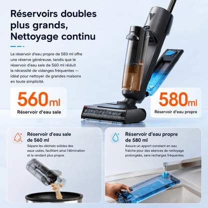 Aspirateur laveur Vitralya